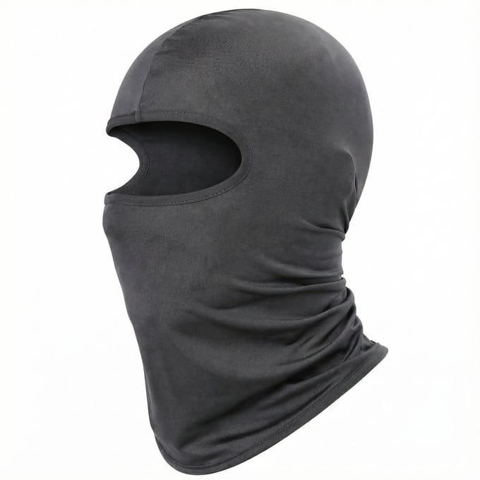 Somstyle Helmmuts - Balaclava - Motor / Scooter Bivakmuts - Donkergrijs