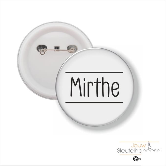 Button Met Speld 58 MM - Mirthe
