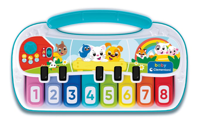 Clementoni - Babyspeelgoed - Dierenkeyboard - Piano - vanaf 18 maanden