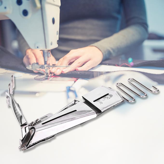 Naaimachine Rechthoekige Vouwer Verstelbare Binder voor 23 Naald Coversteek Naaimachine14 white