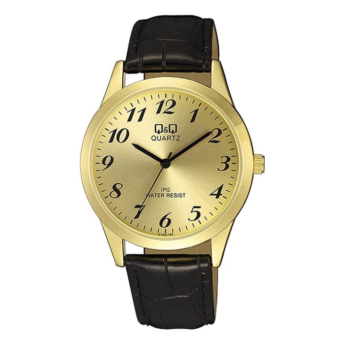 Q&Q double heren horloge C152J103Y