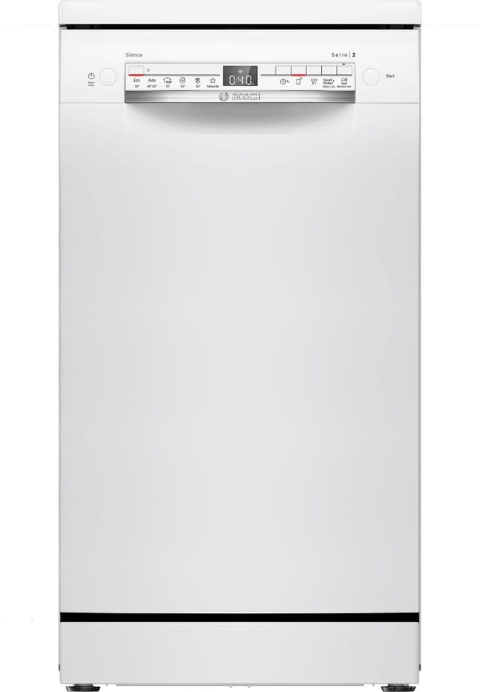 Bosch Serie 2 SPS2HKW55E – Vrijstaande vaatwasser 45 cm – Wit – Home Connect