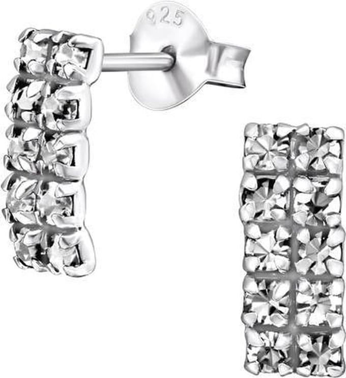 Montebello Oorbellen Marit - 925 Zilver E-Coating - 4x10mm