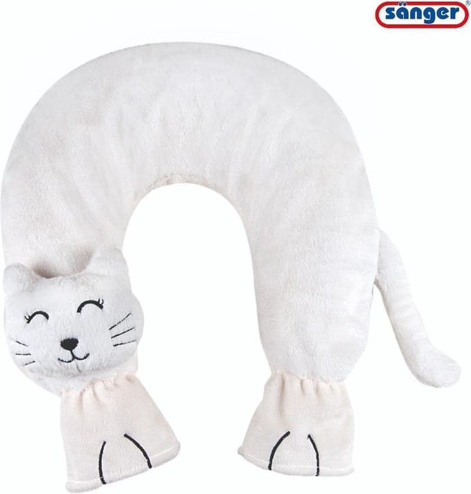 Nekwarmer Kat Wit Warmwaterkruik - Sänger
