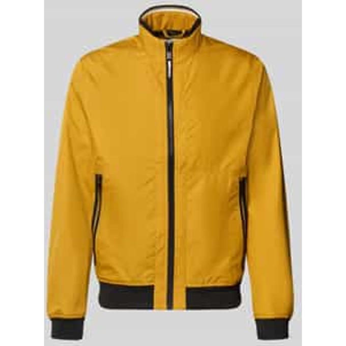 Regular fit jack met opstaande kraag