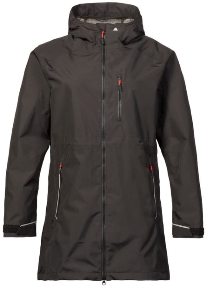 Zwarte lange dames regenjas Sardinia van Musto L