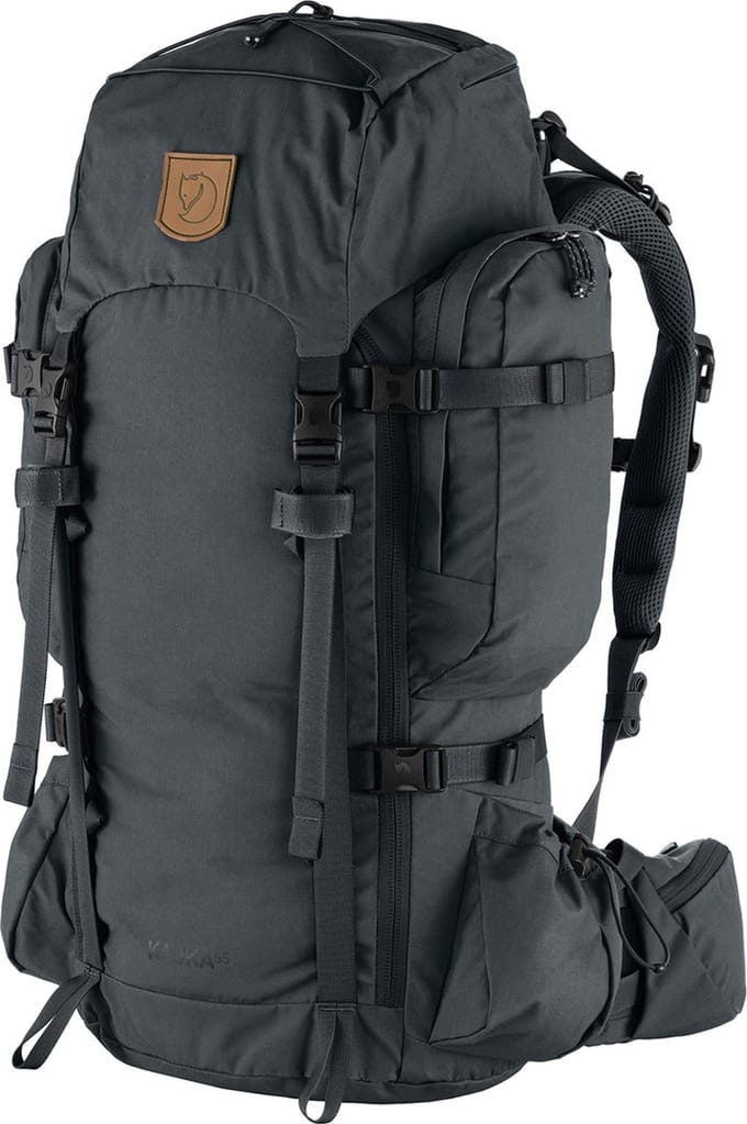 Fjällräven trekkingrugzak rugzak Singi Kajka 55 S / M Backpack Coal Black zwart