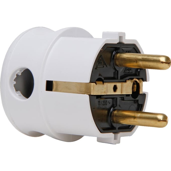 Kopp Zij-insteker Cee 7 VII Wit Plastic - 178501006 [5 stuks]