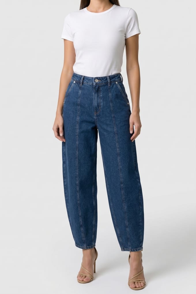 & Other Stories Bello Cut Blue Taglia: 34 | Jeans Outlet | Donna | Blu