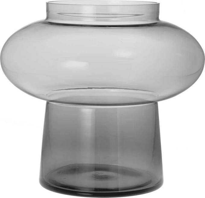 Riverdale - Vaas Lune smoke 35 cm Grijs