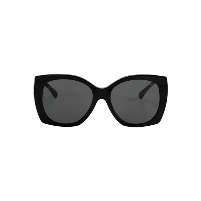 Lunettes de soleil Papillon Logo Chanel Lunettes de soleil Femme Noir 0CH5519 Basic Packaging-Eyeglass Case+Box,55,Black
