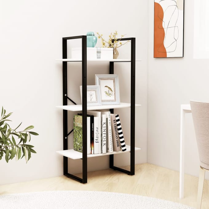 vidaXL - Opbergrek - 60x30x105 - cm - massief - grenenhout - wit
