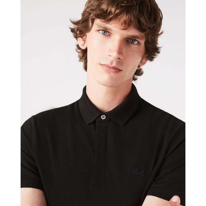 Lacoste Heren Poloshirt - Black - Maat M