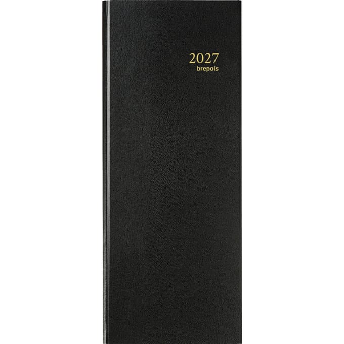 Agenda 2027 Brepols Saturnus Lima 1dag/1pagina zwart