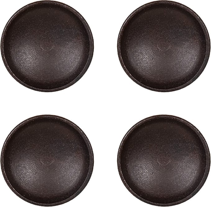 Clayre & Eef Deurknop Set van 4 Ø 3 cm Bruin IJzer