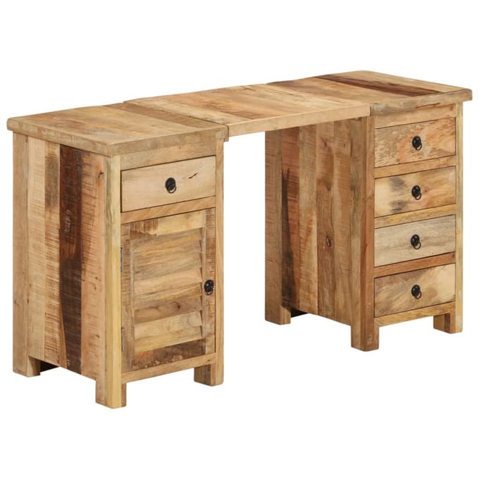 vidaXL - Bureau - 140x50x77 - cm - massief - mangohout