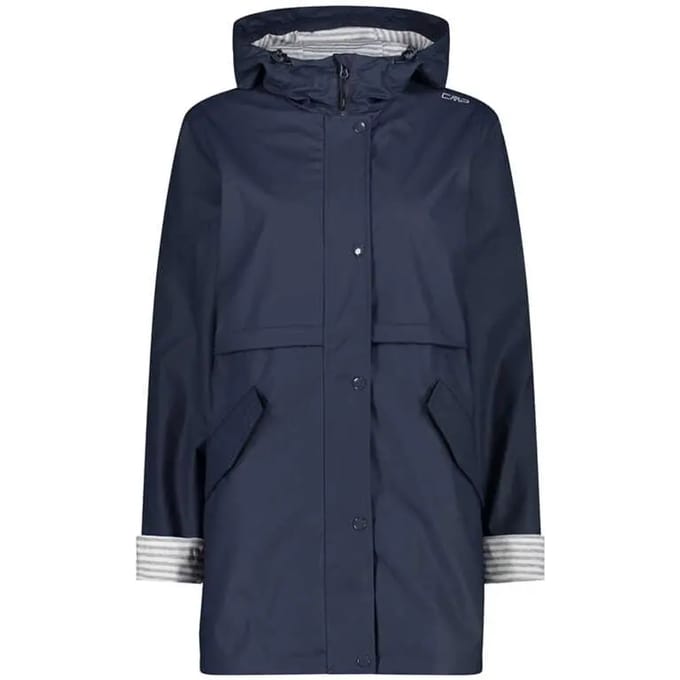 Cmp Regenjas Dames Polyurethaan/polyester Donkerblauw Maat 34