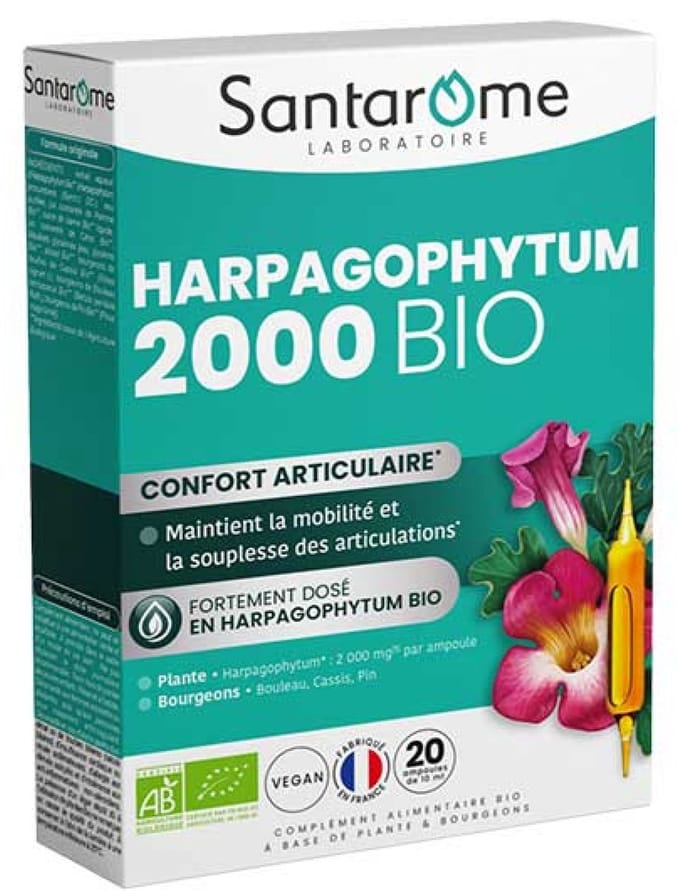 Santarome Harpagophytum Organic 2000 20 Ampullen
