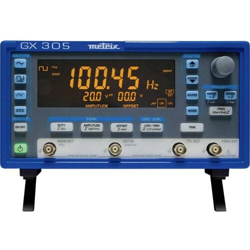 Metrix GX 305 Functiegenerator 0.001 Hz - 5 MHz Driehoek, Blok, Sinus