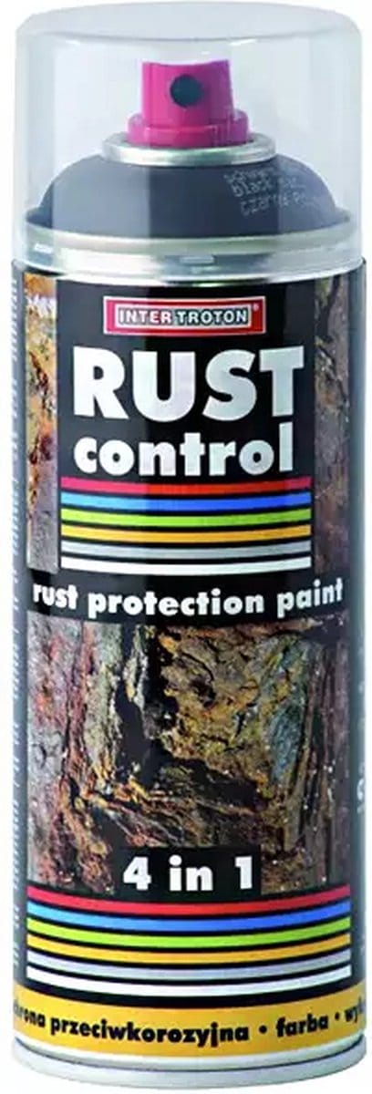 TROTON rust control 4 in 1 spuitbus wit | Actieve bescherming tegen corrosie | Primer & beschermer tegen roest