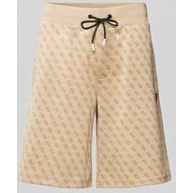 Regular fit korte broek met labelbadge, model 'KORBIN'
