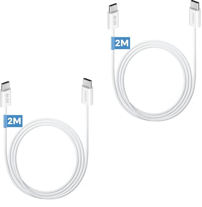 Oplaadkabel - Usb C naar Usb C - 60W - 480Mbps - 2 meter