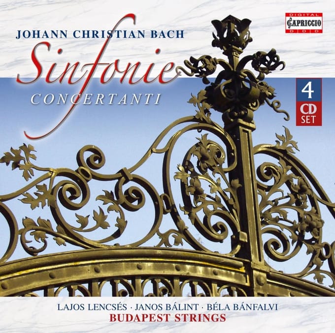Lajos Lencsés, János Bálint, Bela Banfalvi, Budapest Strings - J.C. Bach: Sinfonie Concertanti (4 CD)