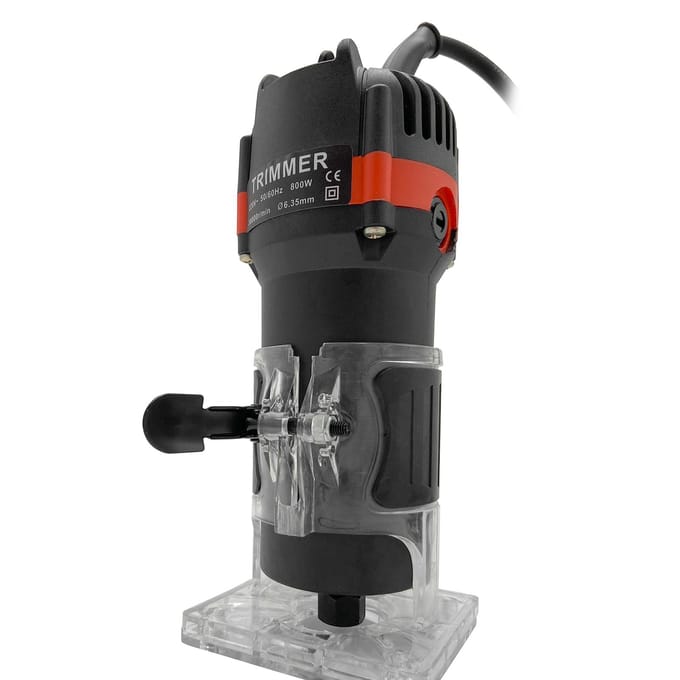 Tondeuse à bois électrique multifonctionnelle, 800W, 30000r/min, routeur à bois, tondeuse à stratifié professionnelle US PLUG noir