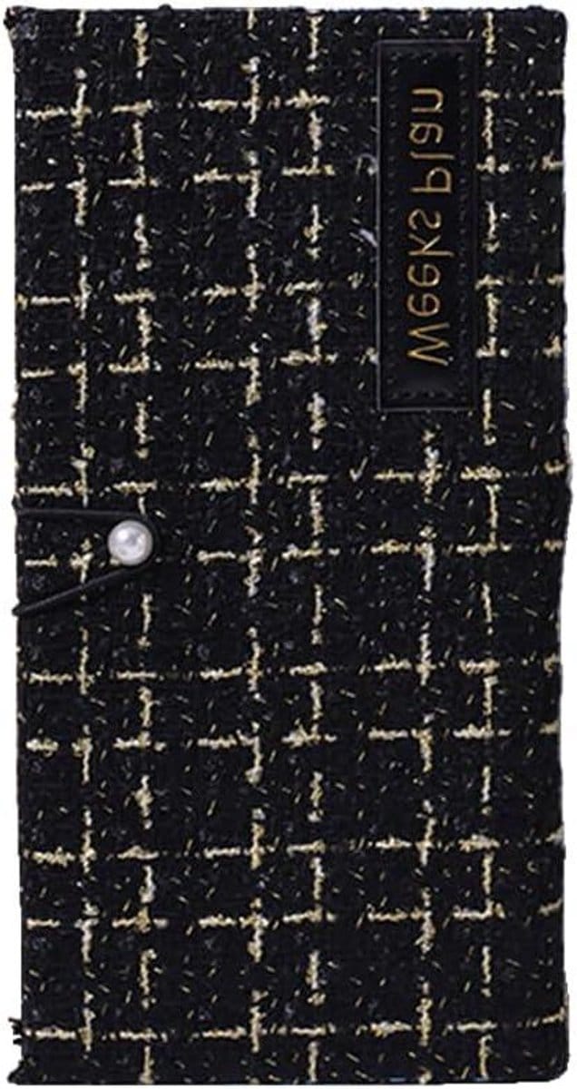 Ongedateerde Pocket Wekelijkse Planner Schema Organizer Agenda Jaar Maand Week Plan A6 Notebooks (A6 ongedateerde planner Zwart)