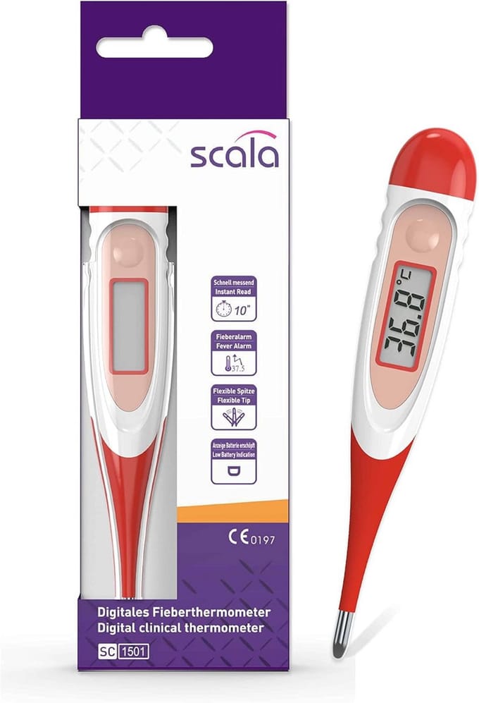 Digitale Koortsthermometer - Flexibel en Waterdicht met Snelle Meting