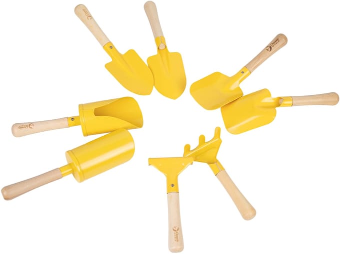 Classic World Edu Metaalzand- en tuingereedschapset 8-delig. - UNI