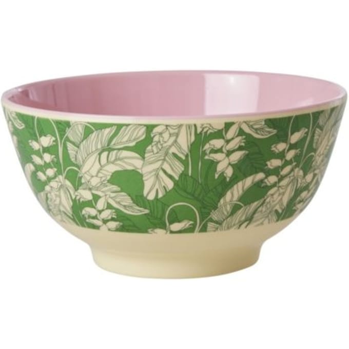 Rice melamine kom medium paradise print