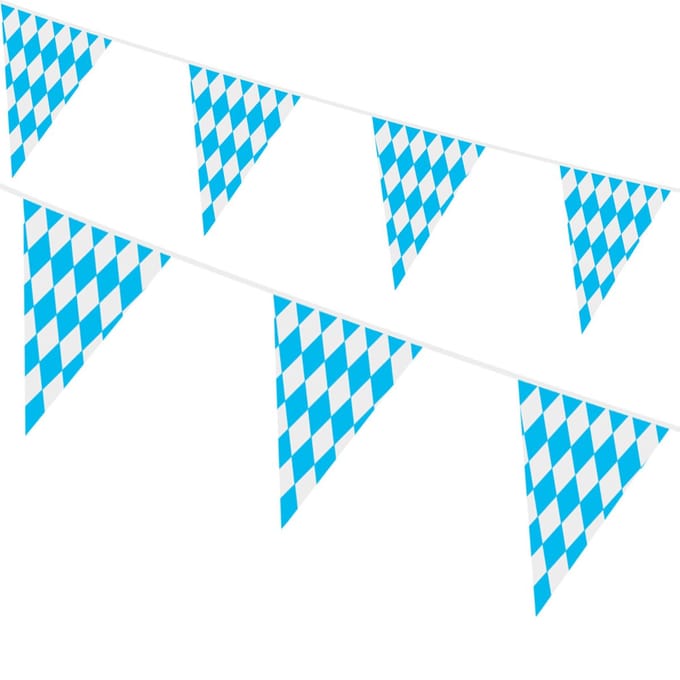 Wefiesta - Oktoberfest Bavarian vlaggenlijn (20 x 30 cm)