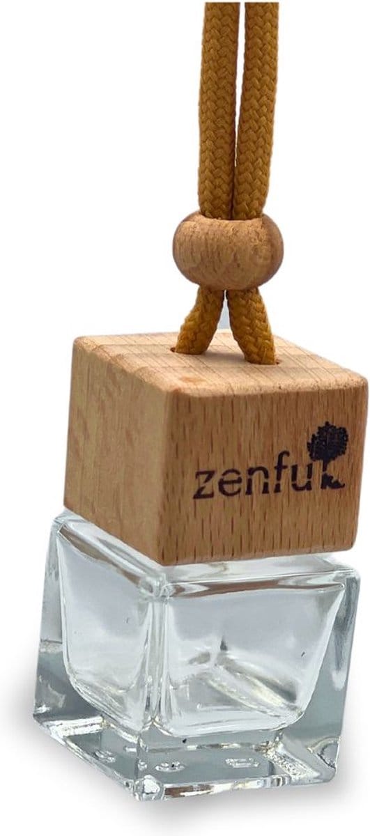 Autoparfum met hanger - hout