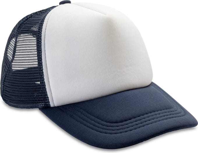Result Detroit ½ Mesh Truckers Cap RH089 - Navy/White - One size