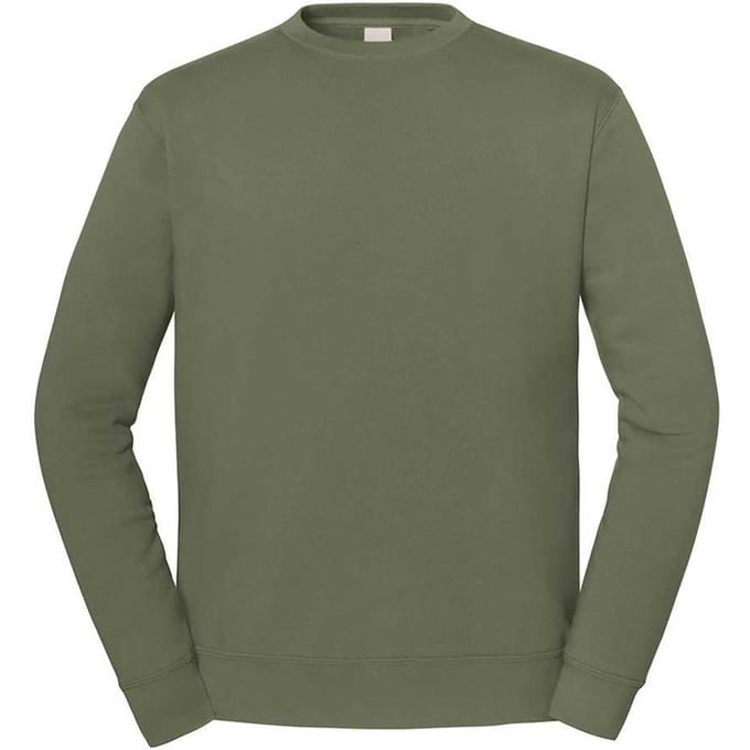 Fruit of the Loom Heren Iconic Premium Ingelegd Sweatshirt (Klassieke Olijf)