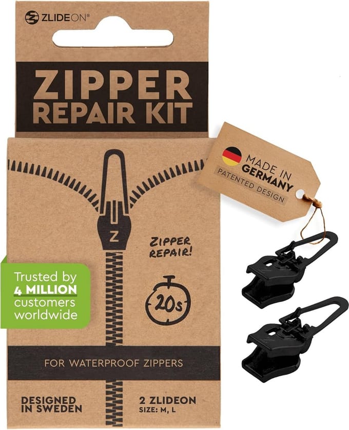 Rits Vervanging Set (2 stuks) - Directe Reparatie voor Waterdichte Ritsen