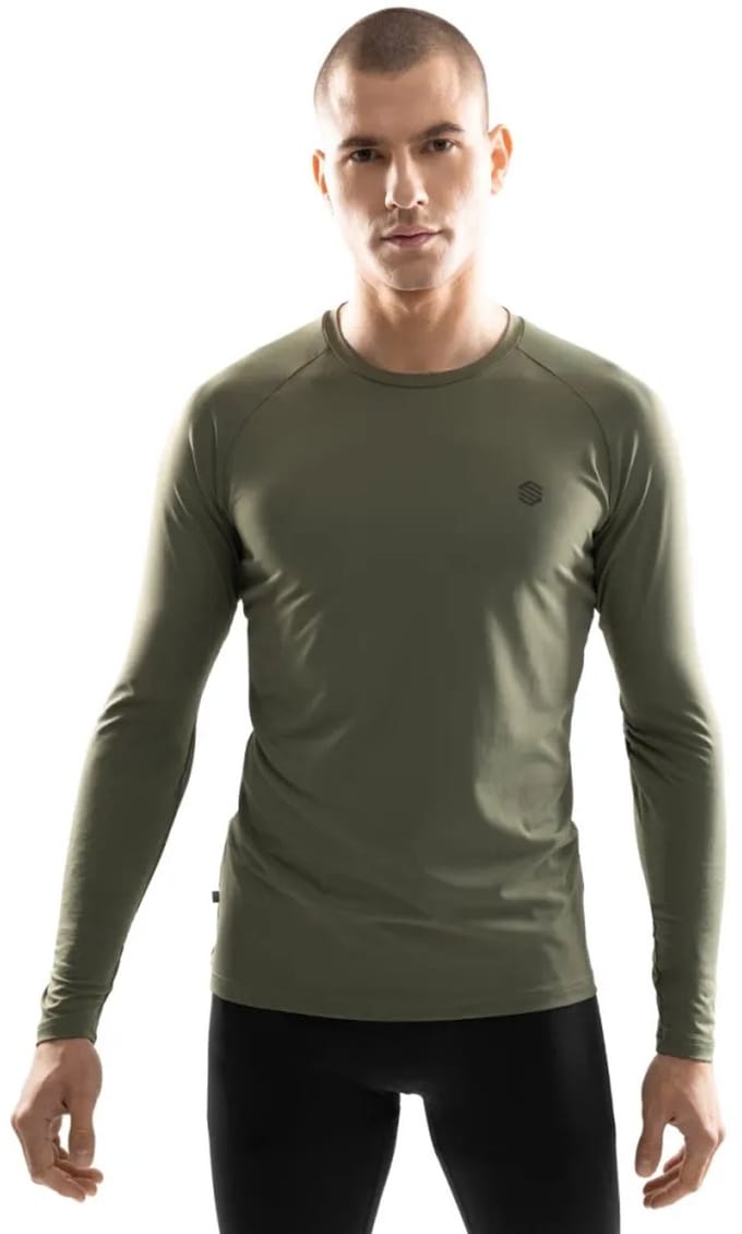 Siroko Wild T-shirt Met Lange Mouwen Groen L Man