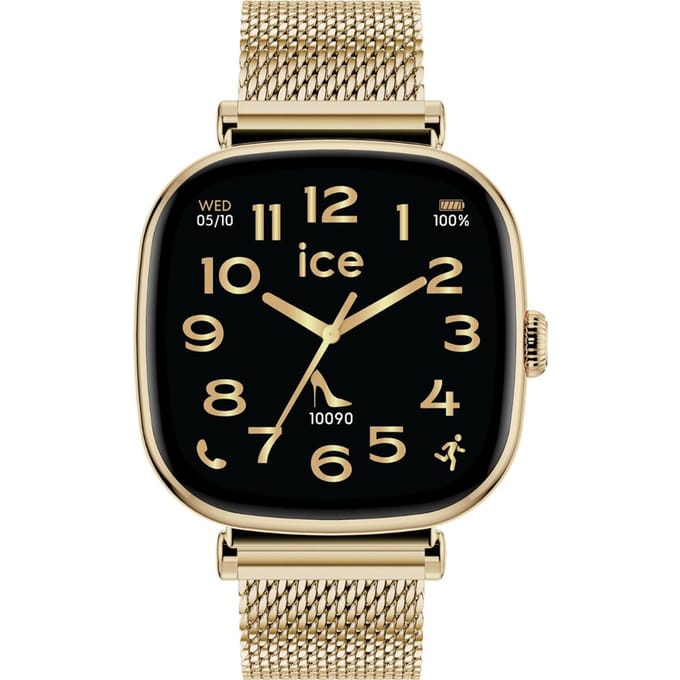Ice Watch Ce Smart Sq 2.0 - Gold Unisex Horloge Goudkleurig 025234