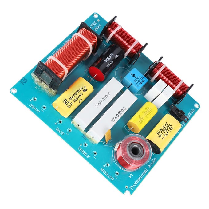 3-weg luidspreker crossover filter o frequentiedeler 300W voor DIY KTV podiumluidspreker