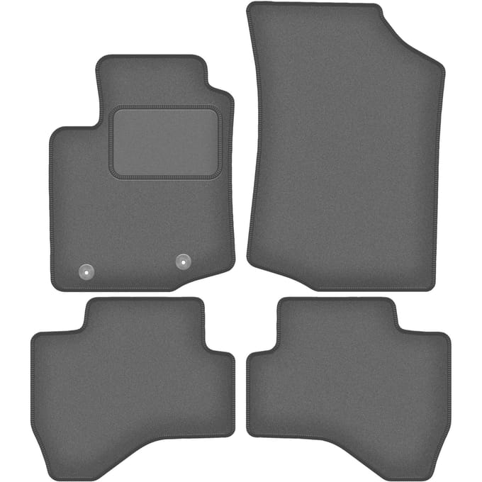 Automatten van grafiet voor: Toyota Aygo II hatchback (2014-)