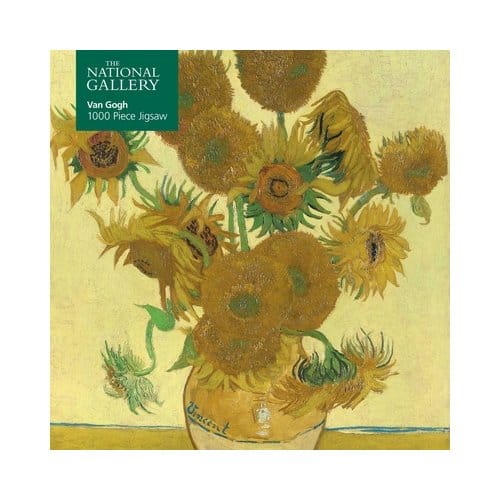 Adult Jigsaw Puzzle National Gallery: Vincent Van Gogh: Sunflowers - 1000-Piece Jigsaw Puzzles - Flame Tree Studio