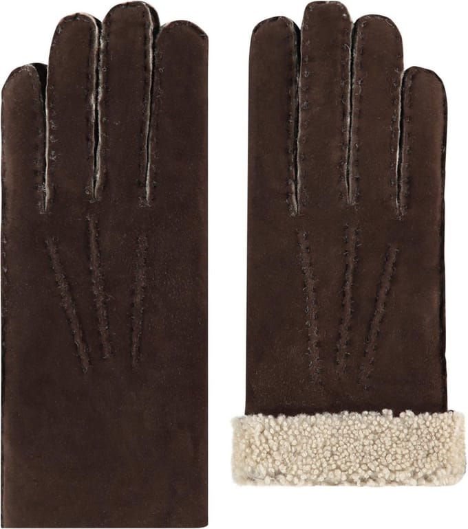 Laimbock Helsingborg Havana bruine wollen handschoenen - 7