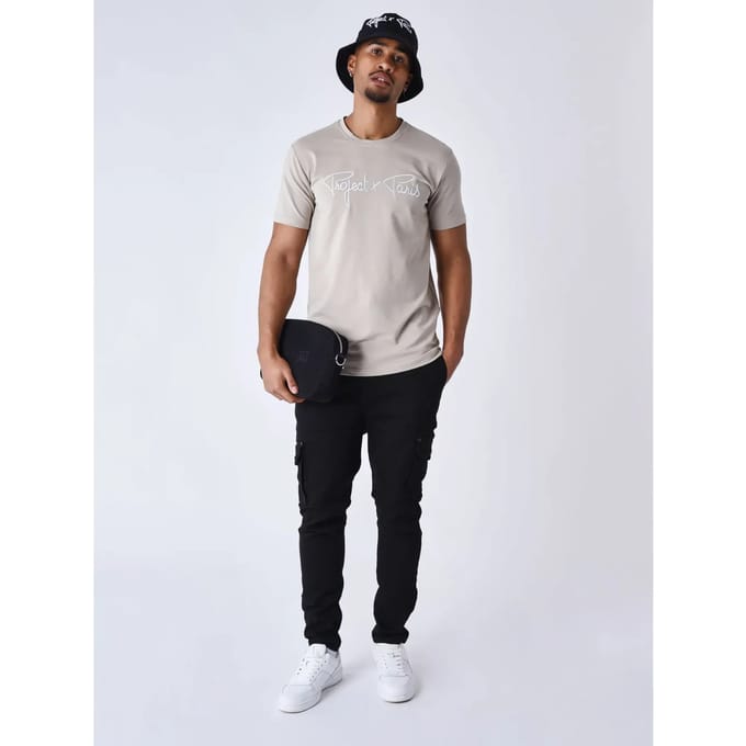 Geborduurd T-shirt Project X Paris Essentials
