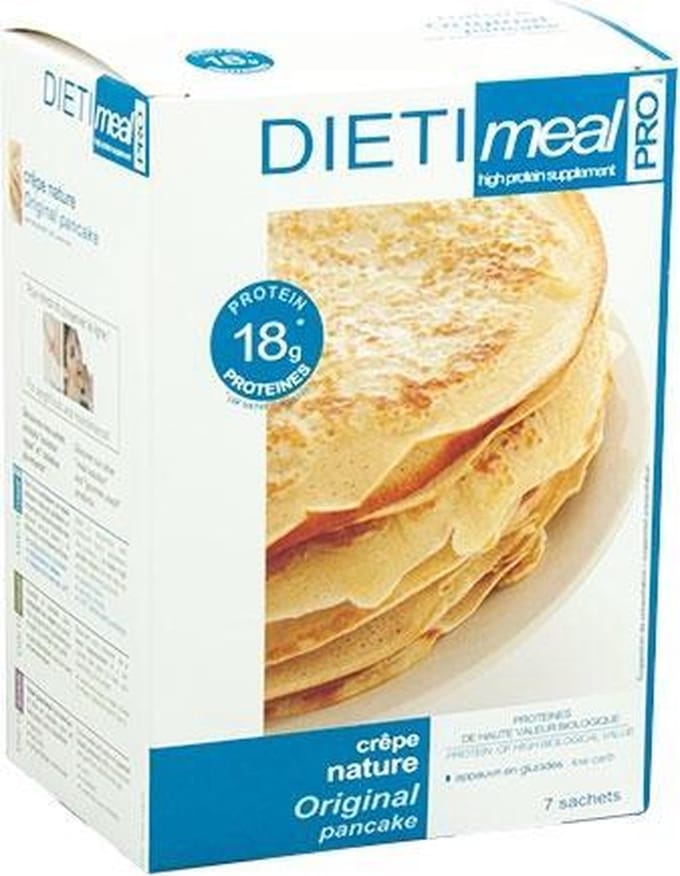 Pannenkoek Naturel Eiwitdieet - 18 x 7 gr - Maaltijdvervanger