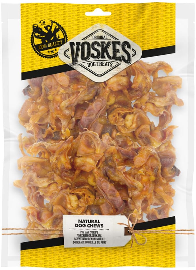 Voskes Hondensnacks Varkensoorstukjes - 700 gr