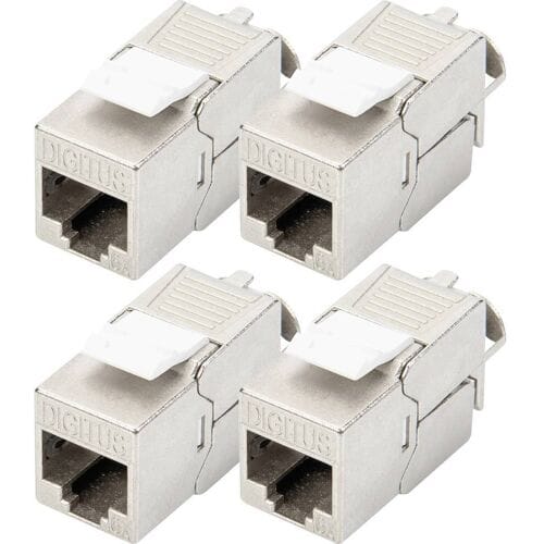 Digitus DN-93615-4 RJ45-inbouwmodule Keystone CAT 6A 4 stuk(s)
