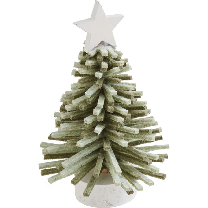 VBS Vilten kerstboom met ster
