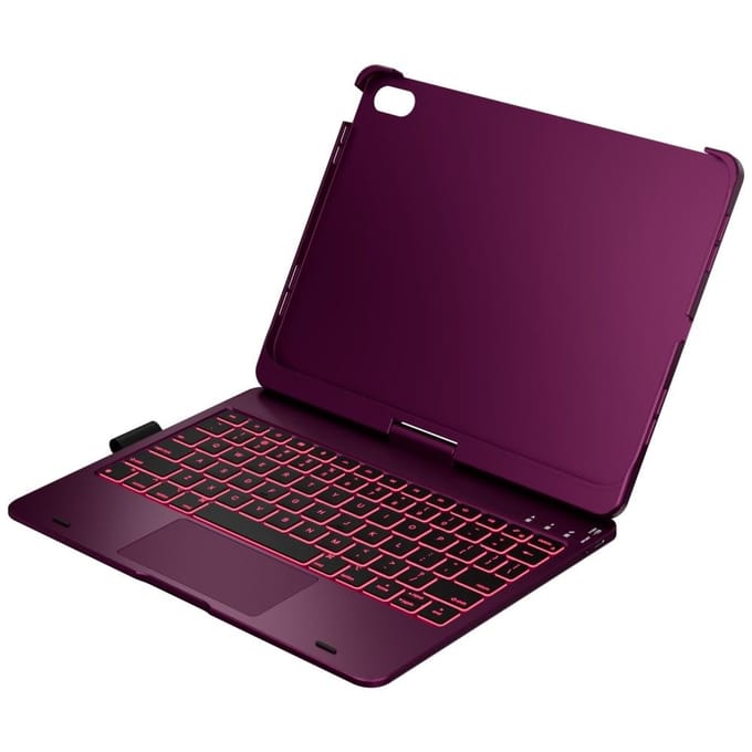 Etui Typecase Flexbook Touch             met toetsenbord voor iPad 11  (A16) 2025 / iPad 10.9  2022 framboos