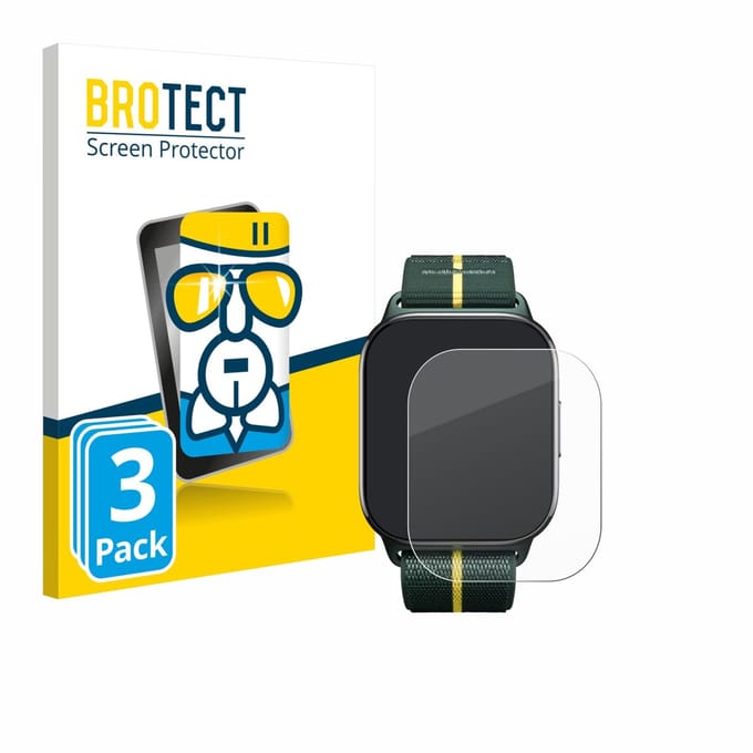 Screenprotector 3 Stuks voor Motorola Moto watch fit Beschermglas transparant